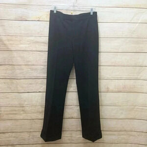 Ralph Lauren Black Label Dress Pants Cuff Hem Elastic Wool Blend Trouser